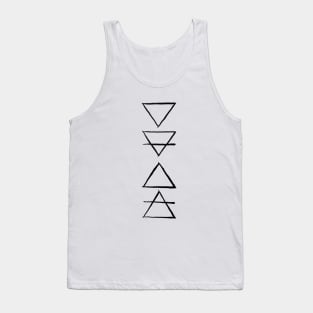 Elements - black Tank Top